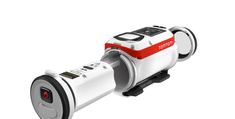 Illustration for article titled The Coolest Thing About TomTom's New Action Camera Is Its Clever Battery